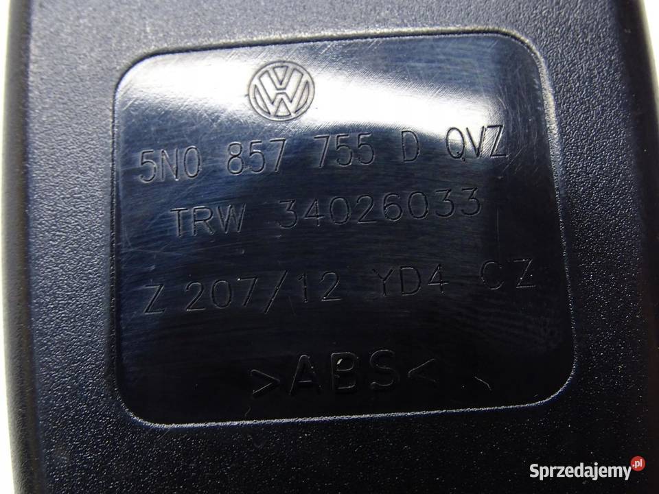 ZAPINKA PASA BEZPIECZEŃSTWA LEWA LEWY PRZÓD VW
