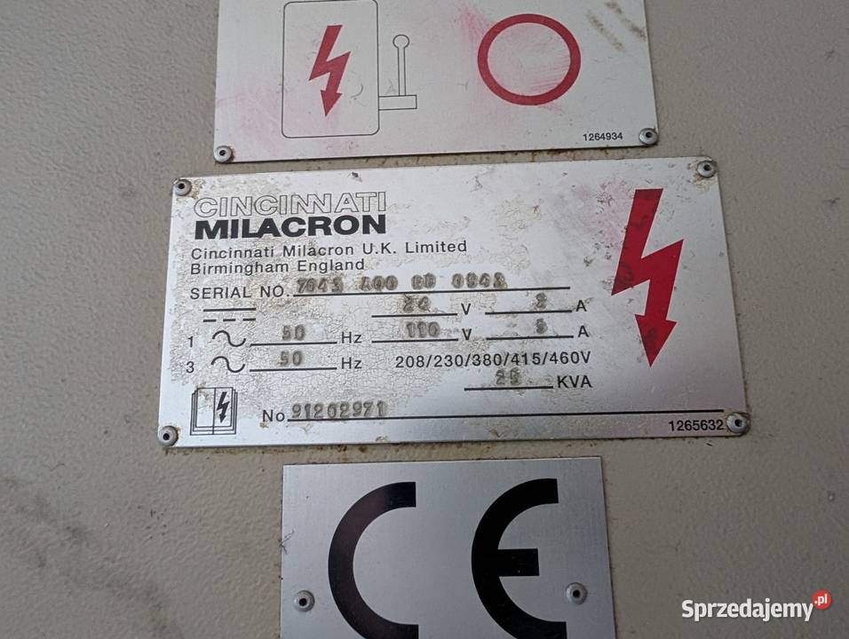 Frezarka CNC Cincinnati Milacron Arrow 750 wielkopolskie Poznań