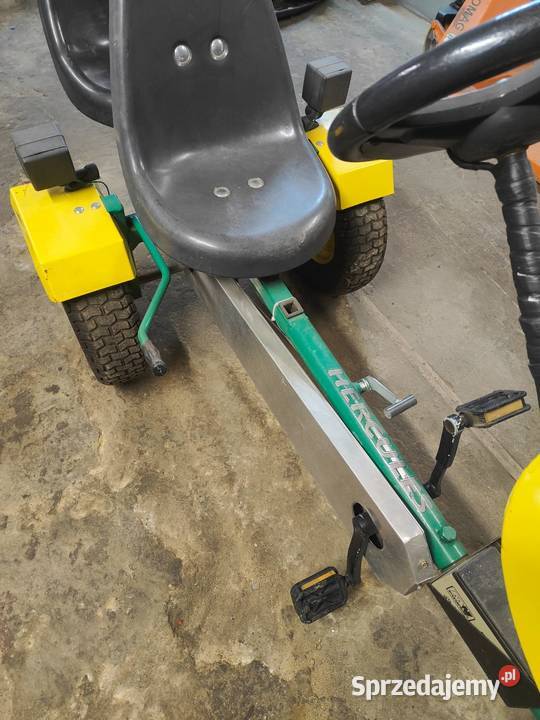Gokart na pedały duży rower dwuosobowy john deer Toszek