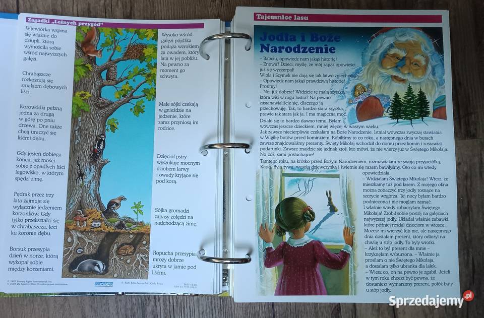 Leśne przygody karty z albumu DeAgostini