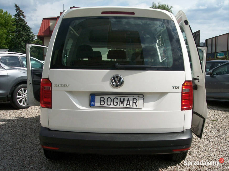 Volkswagen Caddy 20 TDI 5 os SALON 100 czujnik parkowania mazowieckie Warszawa