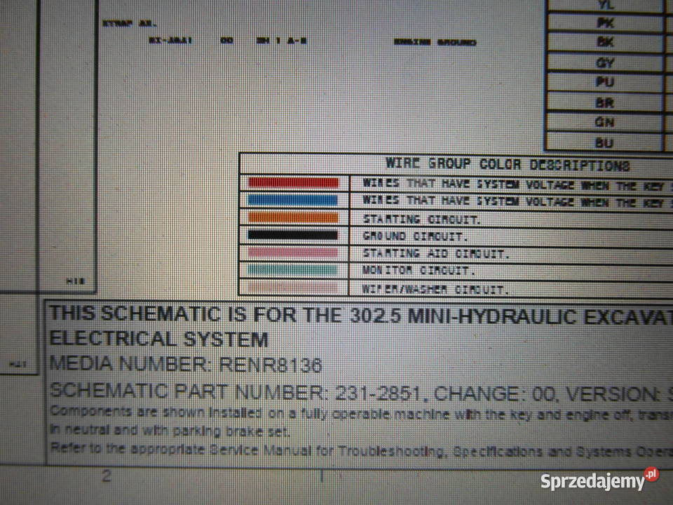 instrukcja naprawy koparka caterpillar 3025 i Szczecin sprzedam