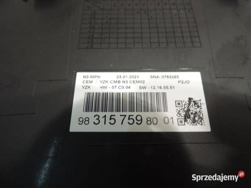 CORSA F 12 2020 ZEGARY LICZNIK 9831575980 anglik sprzedam