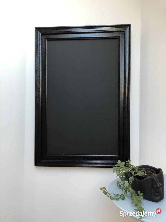 Tablica magnetyczno kredowa w ramie obrazowej Dekoracje i ozdoby Brzuśnik