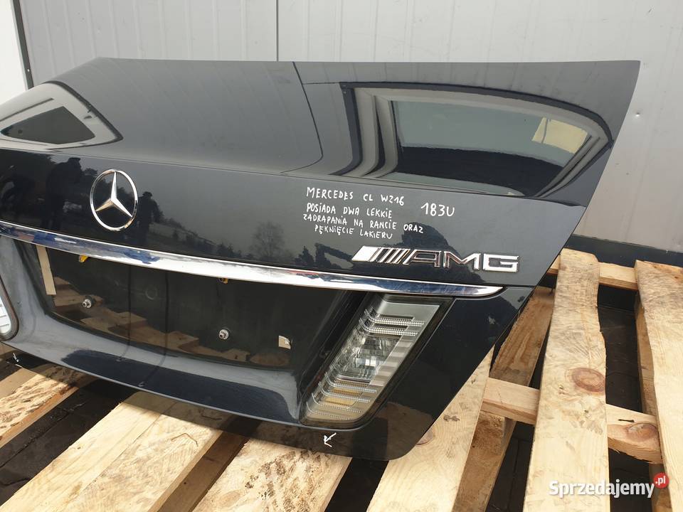 Mercedes CL W216 LIFT FL TYLNA KLAPA BAGAŻNIKA Rudka