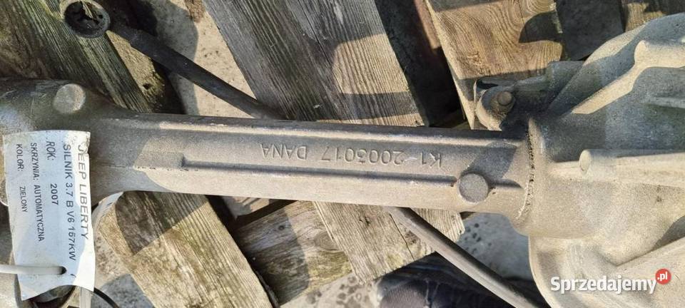 MOST PRZEDNI JEEP LIBERTY K12003017DANA Pozostałe Lipno