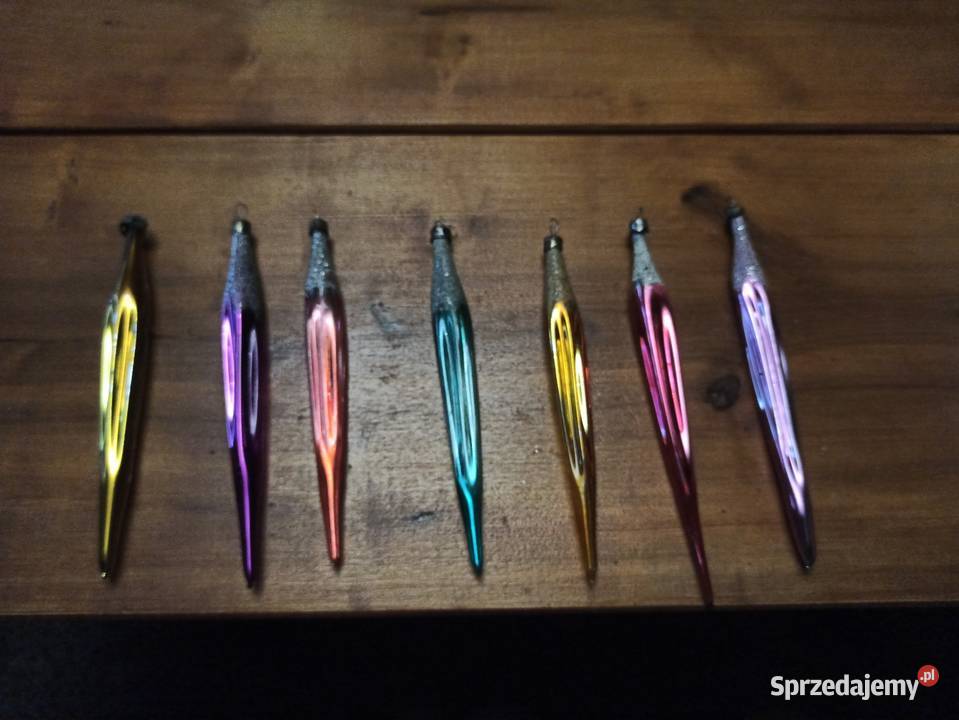 Bombki PRL śląskie Woźniki