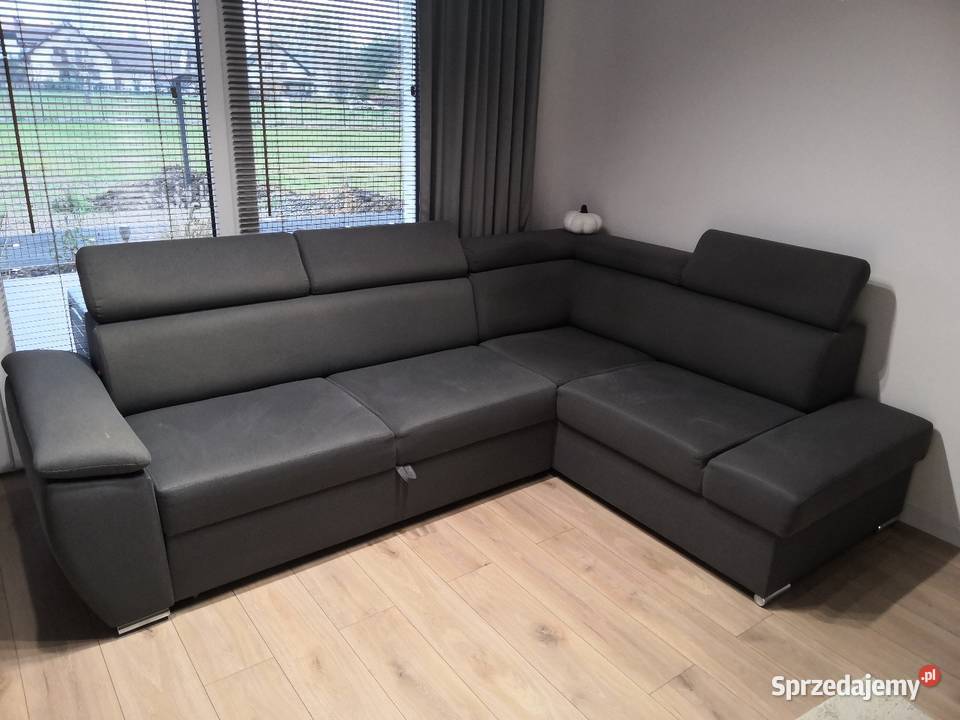 Narożnik z funkcją spania 270x190 śląskie Czechowice-Dziedzice