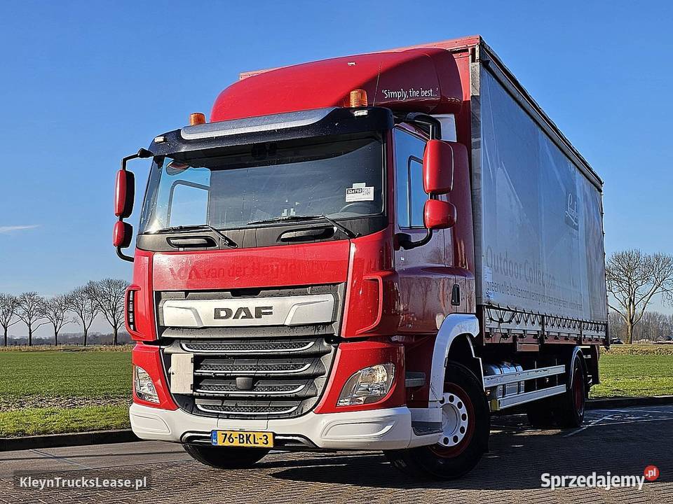 DAF CF 260 BDFBOX LIFT AIRCO firanka 4x2 2018 Rok produkcji 2018 sprzedam