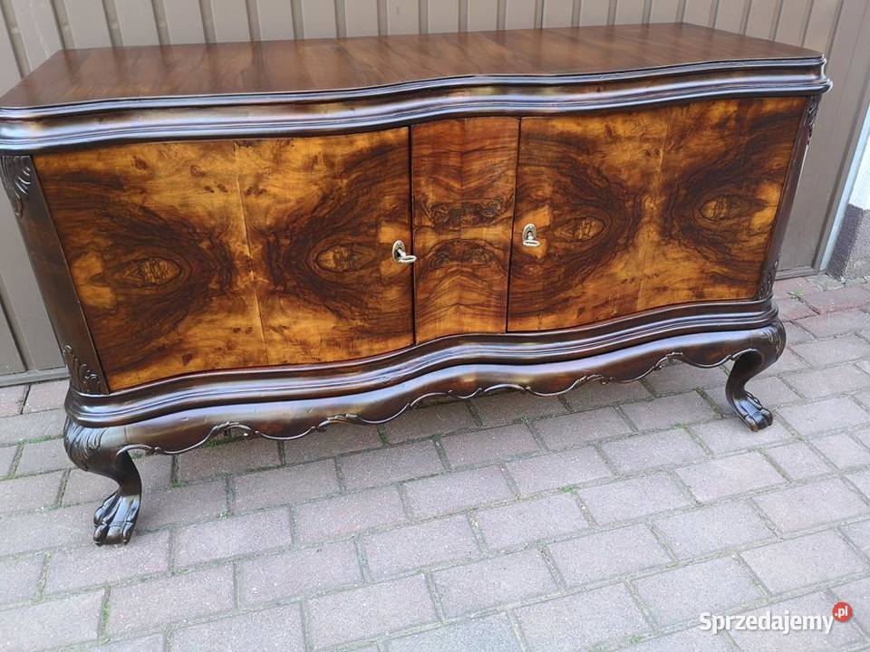 Komoda Ludwik Chippendale Orzech Niska 130