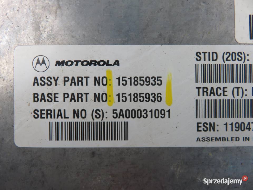 MODUŁ HUMMER H2 60 AWD 15185935 osobowe sprzedam