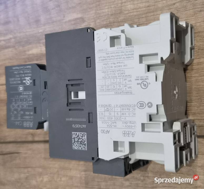 Stycznik ABB AF30300011 3P 3NO cewka 2460V ACDC Leśniewo sprzedam