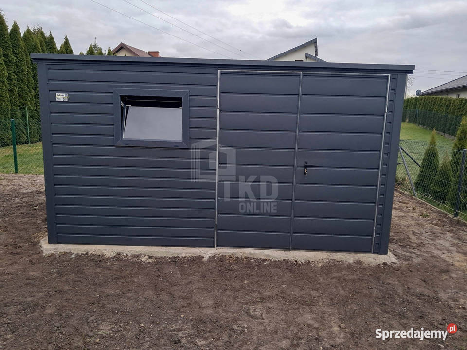 Schowek domek ogrodowy 4x2m brama dwuskrzydłowa Międzyrzecz sprzedam