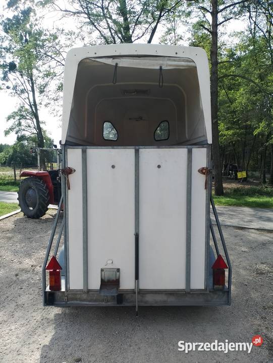 Przyczepa do przewozu 15 konia DMC 1100 Do przewozu koni śląskie Żerdzina sprzedam