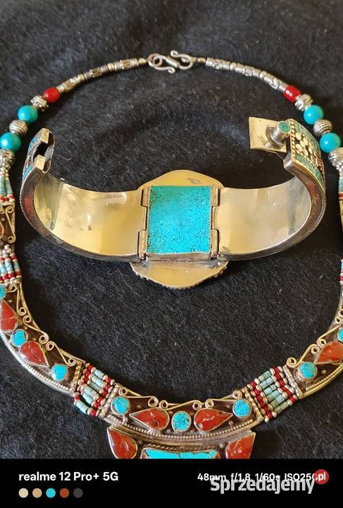 Berberyjski Zestaw Biżuterii Bransoleta i Zestawy biżuterii Ostrów Mazowiecka