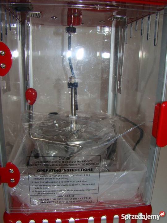 Klarstein Volcano maszyna do popcornu 300W Akcesoria kuchenne Międzylesie