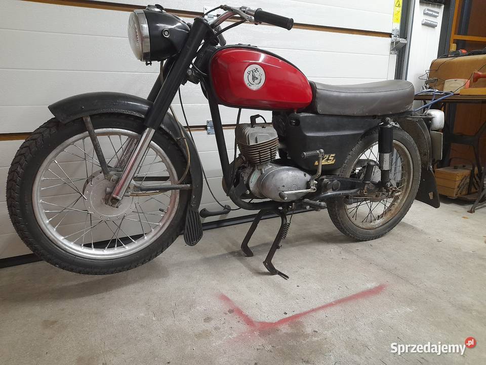 WSK 125 1974 r Sprawnay Zabytkowy dwusuwowy Sochaczew sprzedam