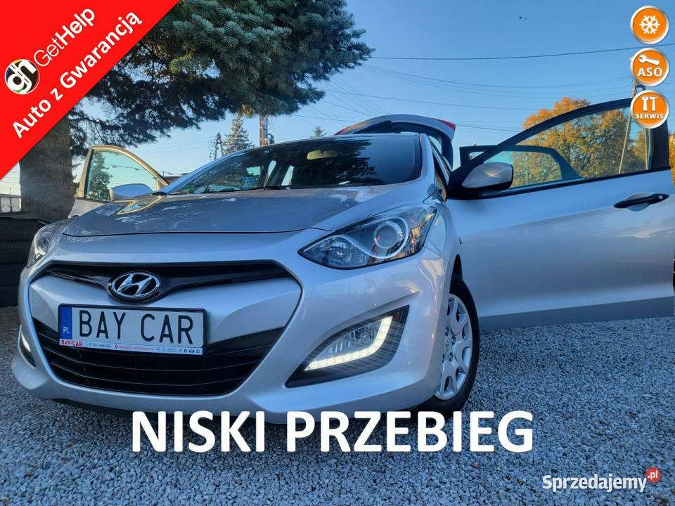 Hyundai i30 14 100 Serwis ASO TUV Org Przebieg Z lakier metallic Pabianice