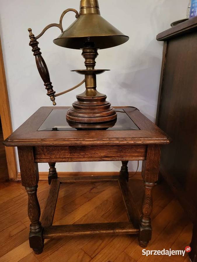 Stolik kawowy dębowy 49cm