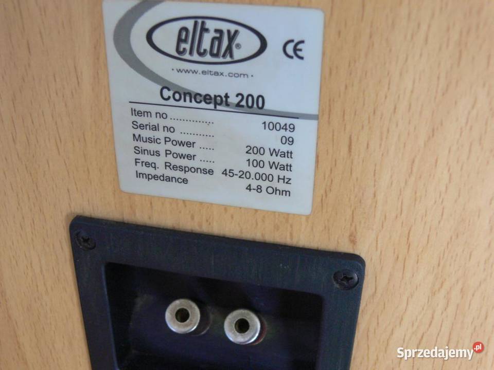 Duńskie kolumny Eltax 2 x 200 wat WYSYŁKA Słuchawki i głośniki Jasło sprzedam