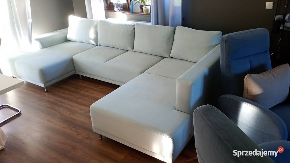 Narożnik z funkcją spania sofa kanapa Drogomyśl