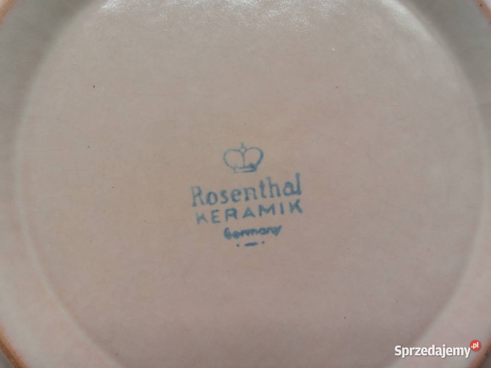 Talerz ceramiczny Rosenthal KERAMIK Porcelana i szkło Raszków