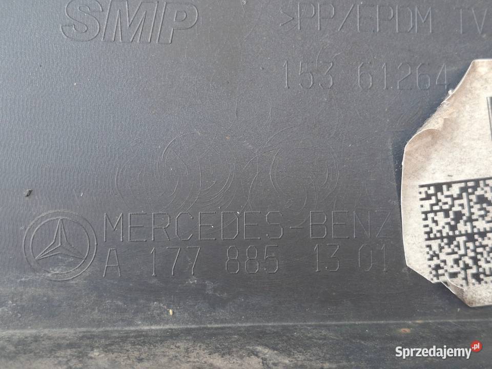 MERCEDES AKLAS W177 AMG ZDERZAK TYŁ TYLNY Bieleń