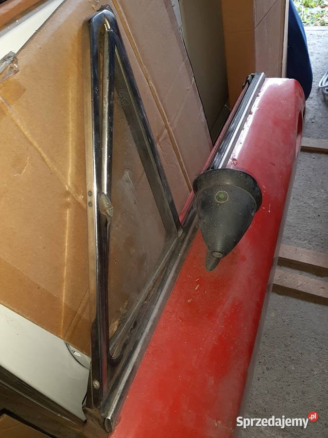 Drzwi czerwone Fiat 124 Spider 1966 1982 lewa opolskie Głuchołazy