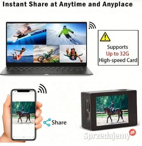 Na wolnym powietrzu Sport Kamera 4K Wodoodporny mazowieckie Warszawa