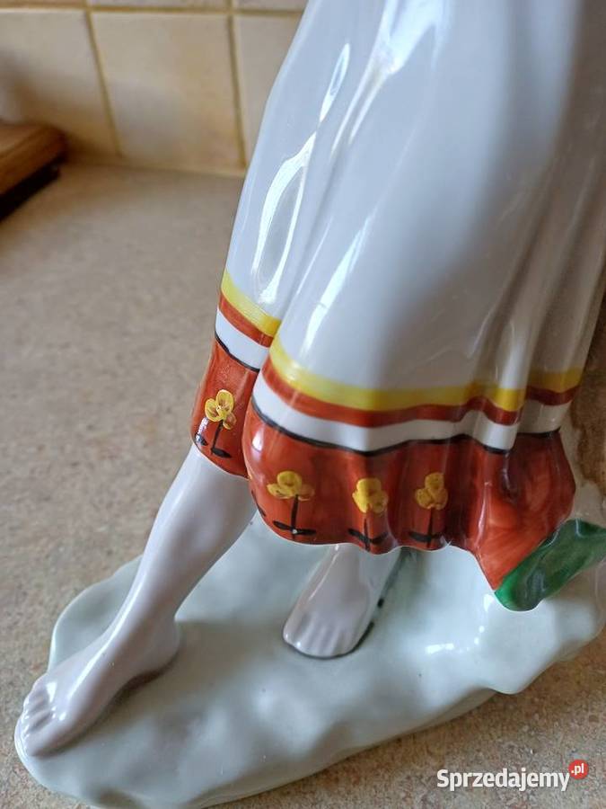 vintage figurkaDziewczyna z rumiankiem Nowy Targ sprzedam