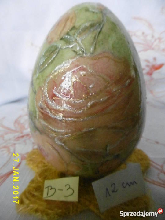 jako pisanka jajo Wielkanoc styropian 12