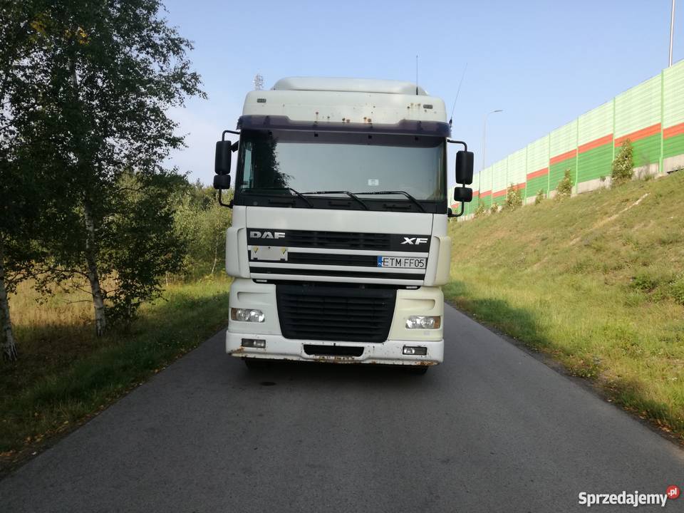 DAF XF 95 430 2004 r biały łódzkie Piotrków Trybunalski