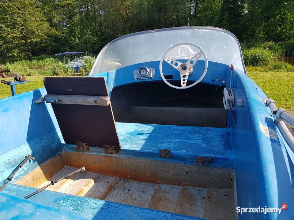 Motorówka Vintage Hellwig sportowa łódź motorowa Szczecinek