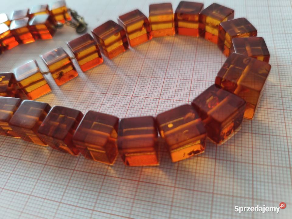 Naszyjnik Bursztyn Vintage Białystok sprzedam