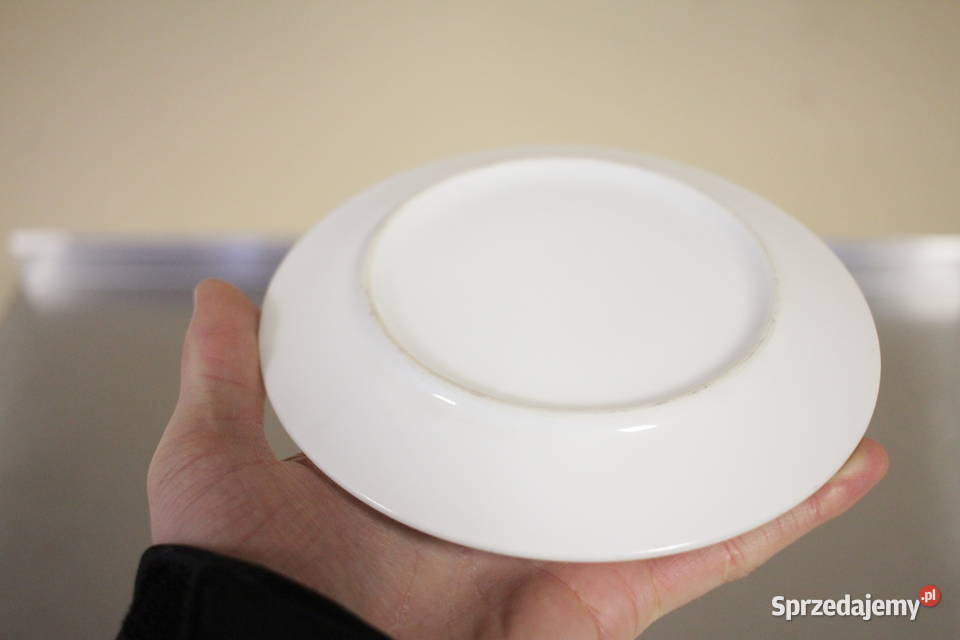 Spodek pod filiżankę 16x16 biały Ceramika i szkło Pszczyna