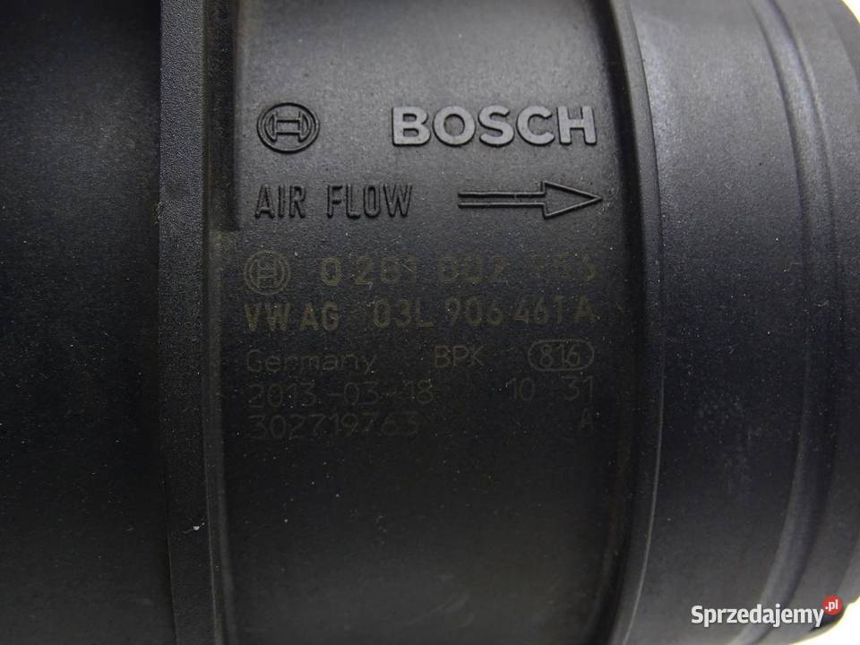 PRZEPŁYWOMIERZ POWIETRZA 03L906461A VW PASSAT B7 osobowe sprzedam