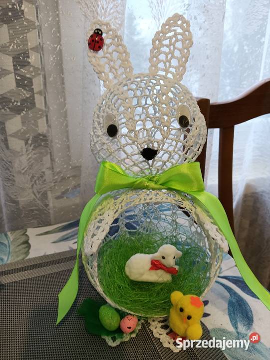 Zając Wielkanocny na szydełku Lublin