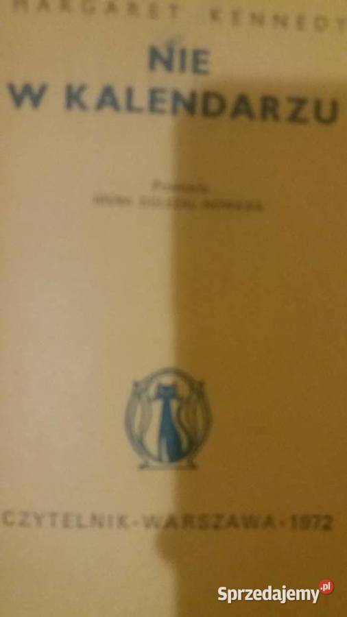 Nie w kalendarzy Kennedy książki unikatowe Warszawa