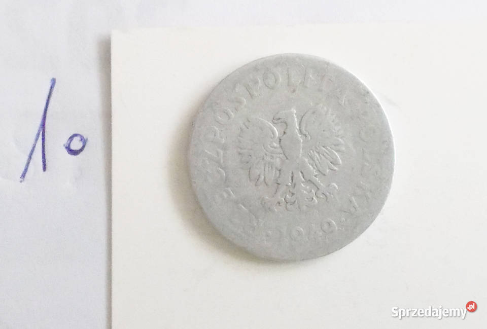 50 groszy 1949 obiegowe monety prl 1949 moneta Pozostałe Bydgoszcz