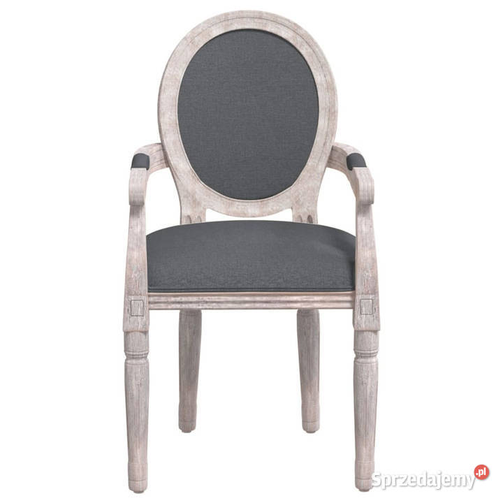 Krzesło stołowe ciemnoszare 54x56x965 obite Krzesła Warszawa