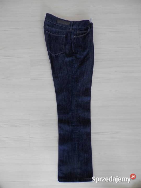 Spodnie Zara Dżinsy Jeansy Granatowe Klasyczne Długie Łomża sprzedam