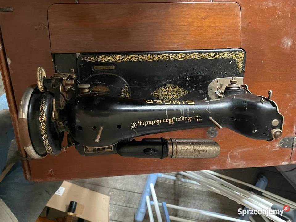 STARE Maszyny SINGER ze STOLICZKAMI KOMPLETNE Andrespol