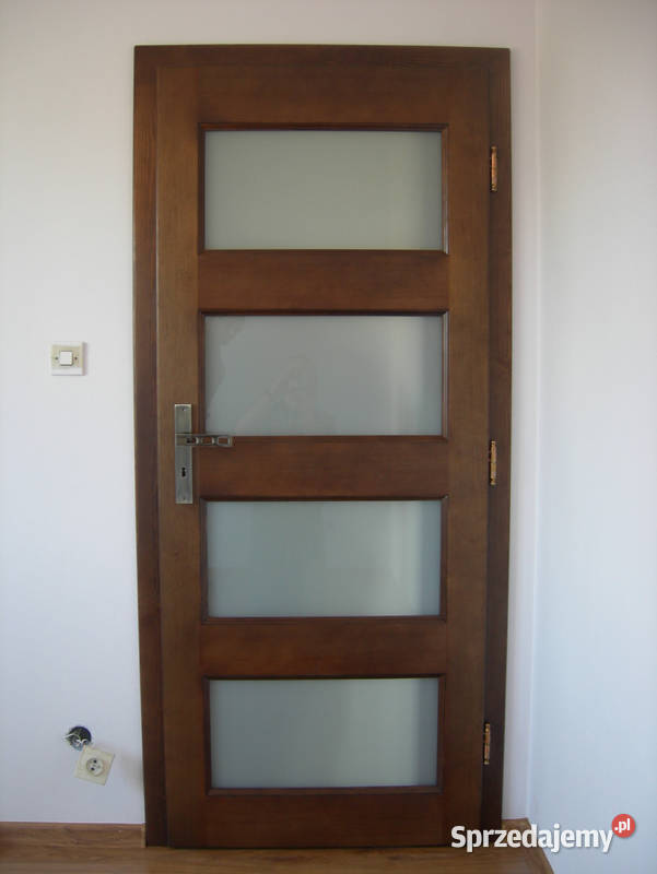 Drzwi wewnętrzne drewniane sosnowe jesionowe Ropczyce sprzedam