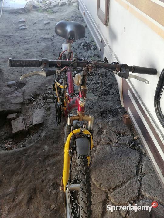 Rower czerwonożółty wielkopolskie Krotoszyn