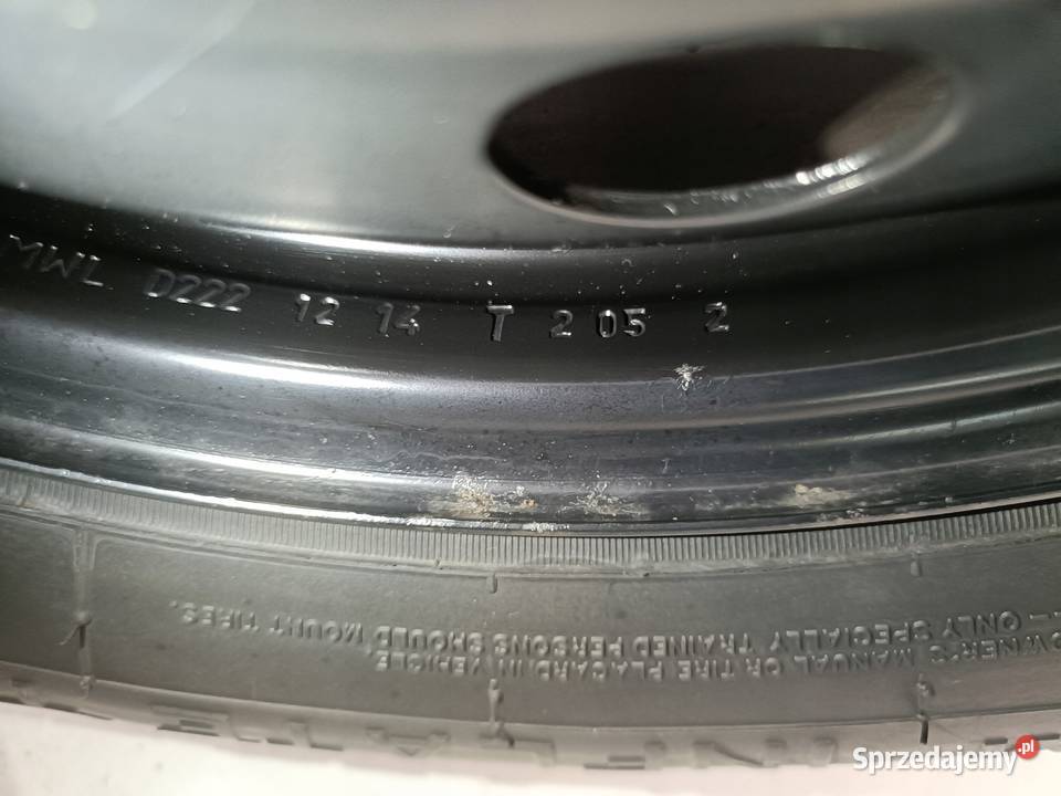 KOŁO DOJAZDOWE Fiat 500 13580 B14 R14 5x98 Samochodowe Chełm