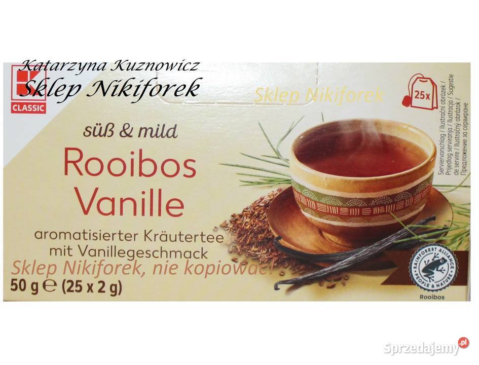 Kclassic Kaufland Herbata rooibos waniliowa 25 t Stare Miasto