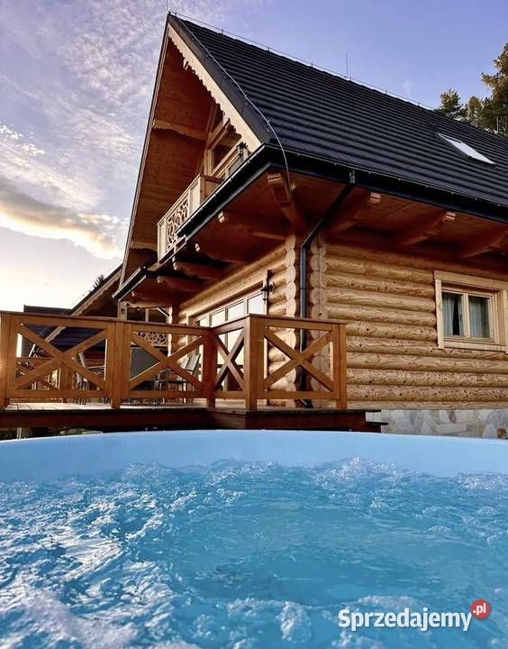 Domek w górach na wynajem JACUZZI Widok na babią Zawoja