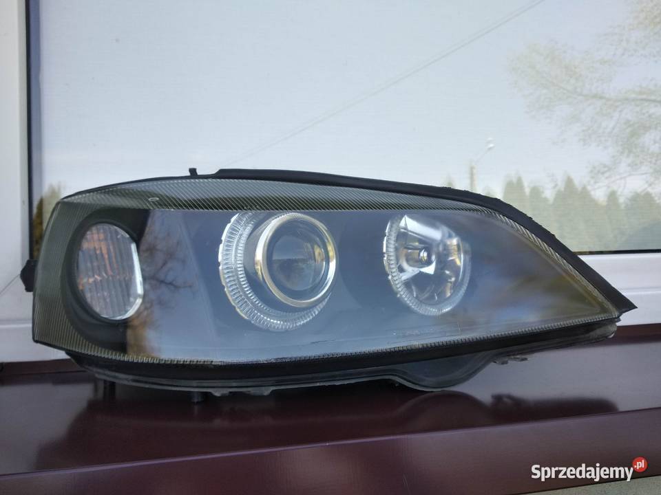 Opel Astra G lampy przednie reflektory komplet Sieradz