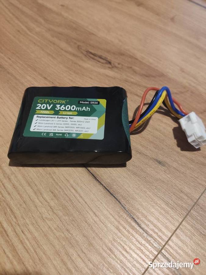 Akumulator litowojonowy CITYORK 20 V 3600 mAh Włoszczowa