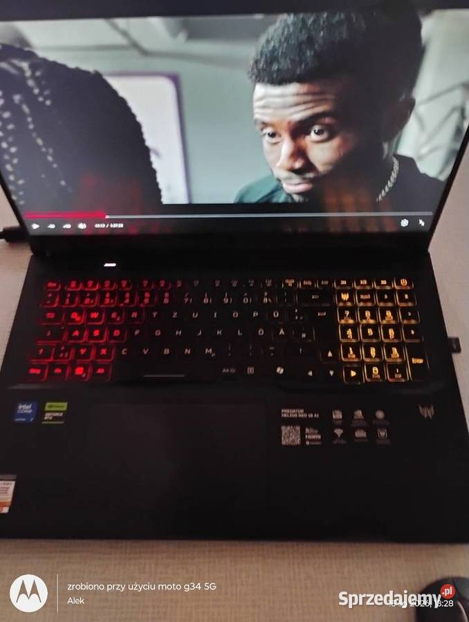 Laptop gamingowy Predator 18 Laptopy i netbooki wielkopolskie Sława Wielkopolska